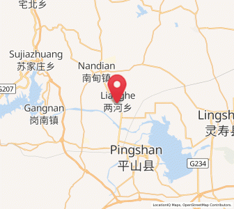 Map of Lianghe, Hebei