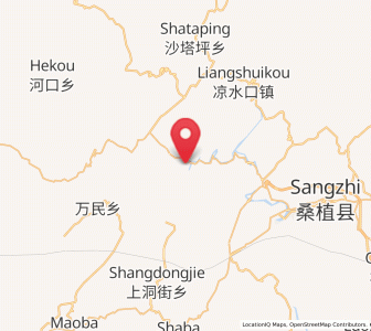 Map of Lianghekou, Hunan