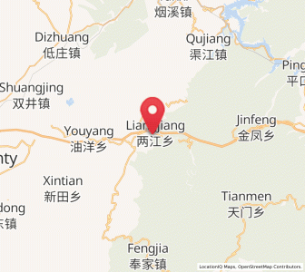 Map of Liangjiang, Hunan