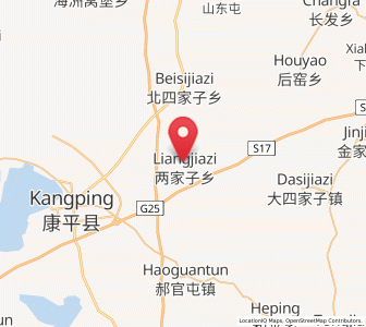 Map of Liangjiazi, Liaoning