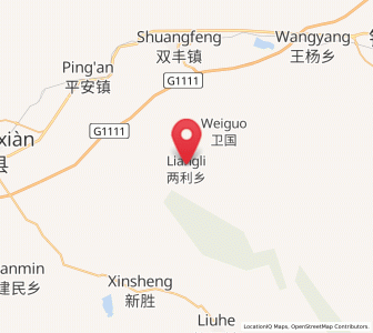Map of Liangli, Heilongjiang