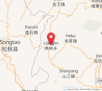 Map of Lianglin, Hunan