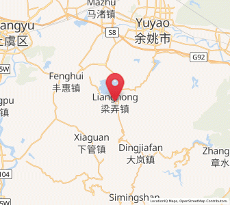 Map of Liangnong, Zhejiang