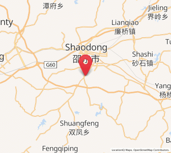 Map of Liangshi, Hunan