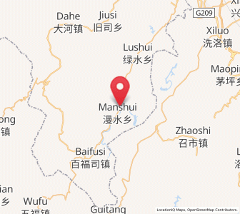 Map of Liangshuijing, Hubei