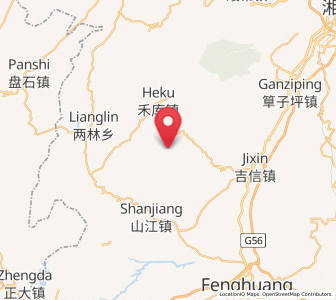 Map of Liangtouyang, Hunan
