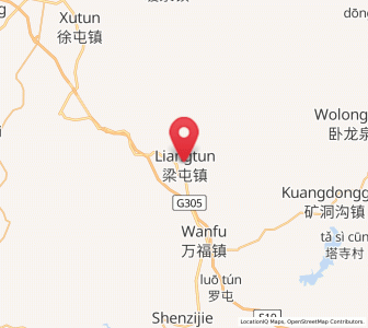 Map of Liangtun, Liaoning