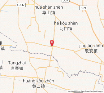 Map of Liangzhai, Jiangsu