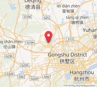 Map of Liangzhu, Zhejiang