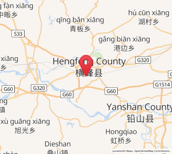 Map of Lianhe, Jiangxi