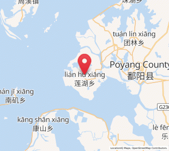 Map of Lianhu, Jiangxi