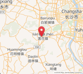 Map of Lianhua, Hunan