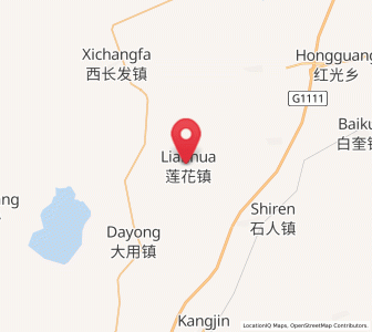 Map of Lianhua, Heilongjiang