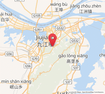 Map of Lianhua, Jiangxi