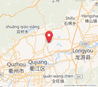 Map of Lianhua, Zhejiang