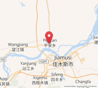 Map of Lianjiangkou, Heilongjiang