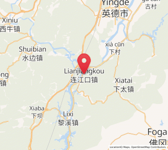 Map of Lianjiangkou, Guangdong