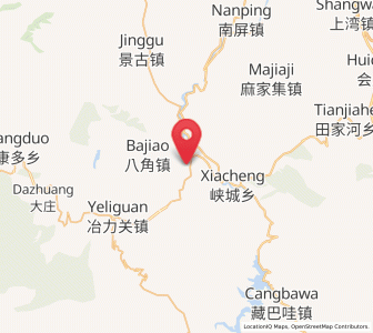 Map of Lianlu, Gansu