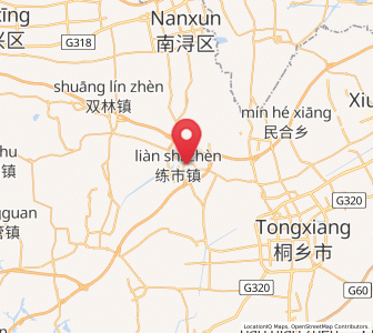 Map of Lianshi, Zhejiang