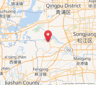 Map of Liantang, Shanghai
