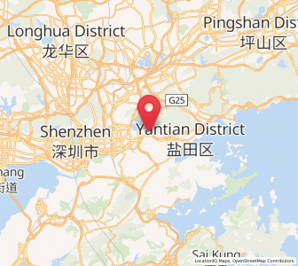 Map of Liantang, Guangdong