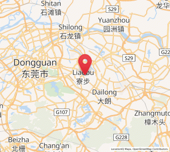 Map of Liaobu, Guangdong