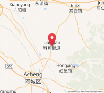 Map of Liaodian, Heilongjiang