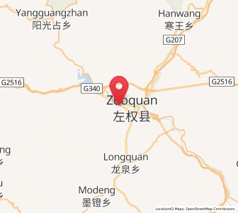 Map of Liaoyang, Shanxi