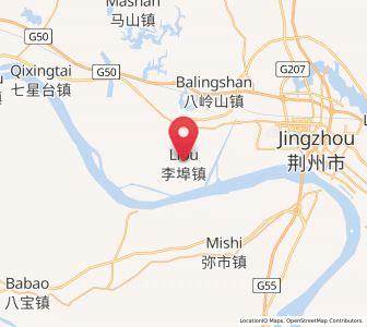 Map of Libu, Hubei