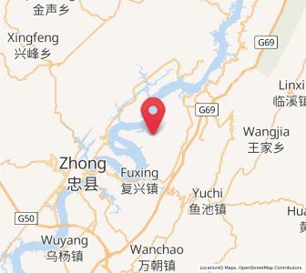Map of Lichang, Chongqing