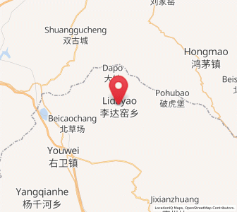 Map of Lidayao, Shanxi