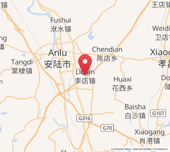 Map of Lidian, Hubei