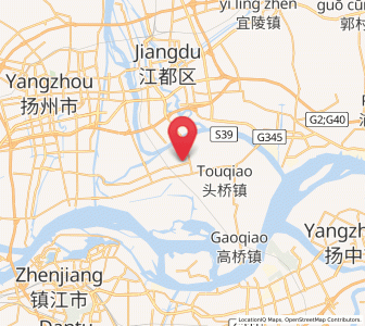 Map of Lidian, Jiangsu