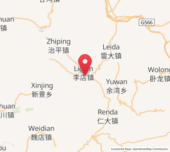 Map of Lidian, Gansu