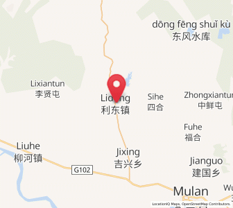 Map of Lidong, Heilongjiang
