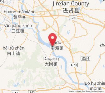 Map of Liduzhen, Jiangxi