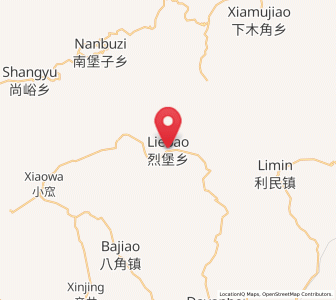 Map of Liebu, Shanxi