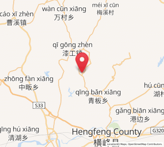 Map of Lieqiao, Jiangxi