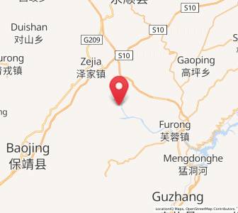 Map of Liexi, Hunan