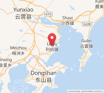 Map of Lieyu, Fujian