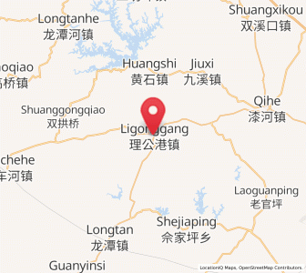 Map of Ligonggang, Hunan