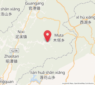 Map of Lihen, Anhui