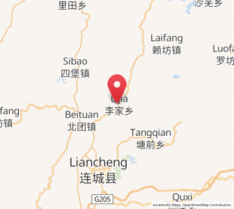 Map of Lijia, Fujian