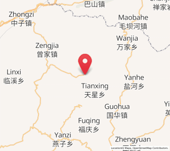 Map of Lijia, Sichuan