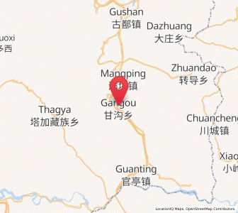 Map of Lijiaping, Qinghai
