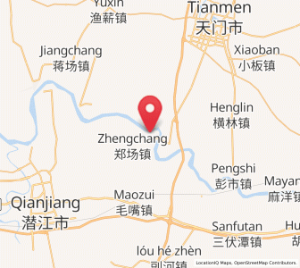 Map of Lijiazui, Hubei