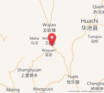Map of Liliangzi, Gansu