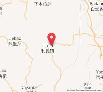 Map of Limin, Shanxi