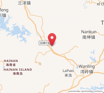 Map of Limushan, Hainan