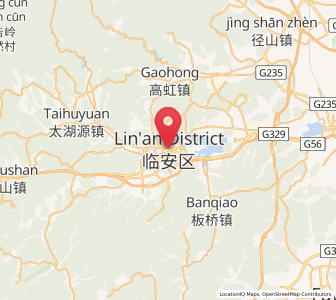 Map of Lin’an, Zhejiang